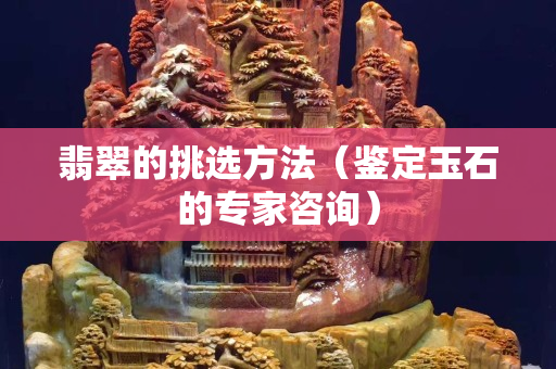 翡翠的挑選方法（鑒定玉石的專家咨詢）