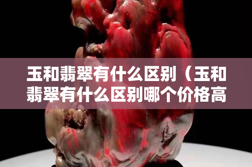 玉和翡翠有什么區(qū)別（玉和翡翠有什么區(qū)別哪個(gè)價(jià)格高）