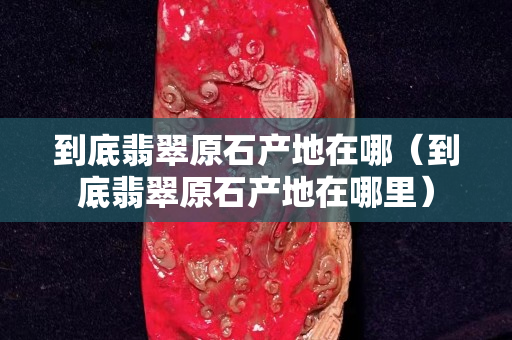 到底翡翠原石產地在哪（到底翡翠原石產地在哪里）