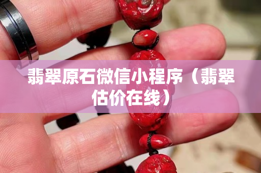 翡翠原石微信小程序（翡翠估價在線）