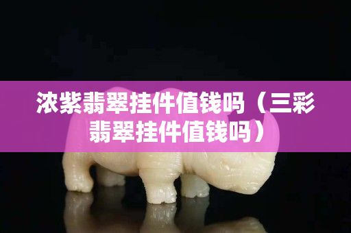濃紫翡翠掛件值錢嗎（三彩翡翠掛件值錢嗎）