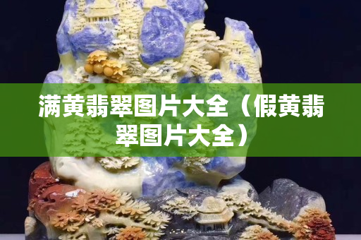 滿黃翡翠圖片大全（假黃翡翠圖片大全）
