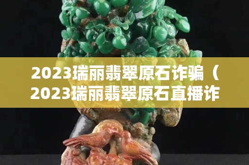 2023瑞麗翡翠原石詐騙（2023瑞麗翡翠原石直播詐騙案）