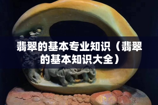翡翠的基本專業知識（翡翠的基本知識大全）