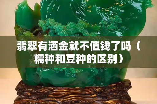 翡翠有灑金就不值錢了嗎（糯種和豆種的區別）