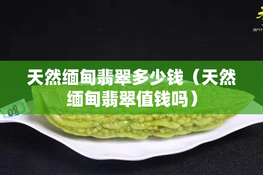 天然緬甸翡翠多少錢（天然緬甸翡翠值錢嗎）