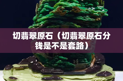 切翡翠原石（切翡翠原石分錢是不是套路）