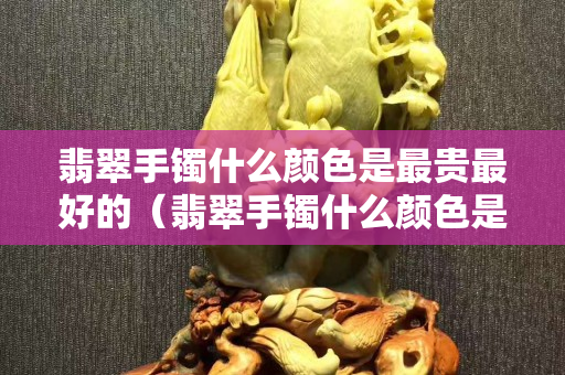 翡翠手鐲什么顏色是最貴最好的（翡翠手鐲什么顏色是最貴最好的圖片）