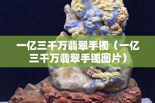 一億三千萬翡翠手鐲（一億三千萬翡翠手鐲圖片）