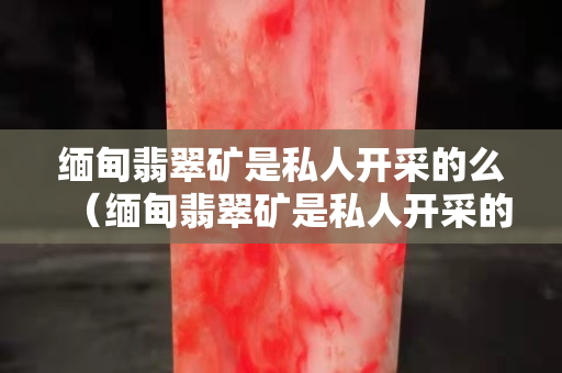 緬甸翡翠礦是私人開采的么（緬甸翡翠礦是私人開采的么）