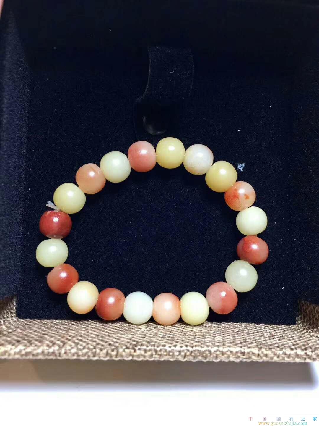 壽山石藍(lán)色手串是染色的嗎？