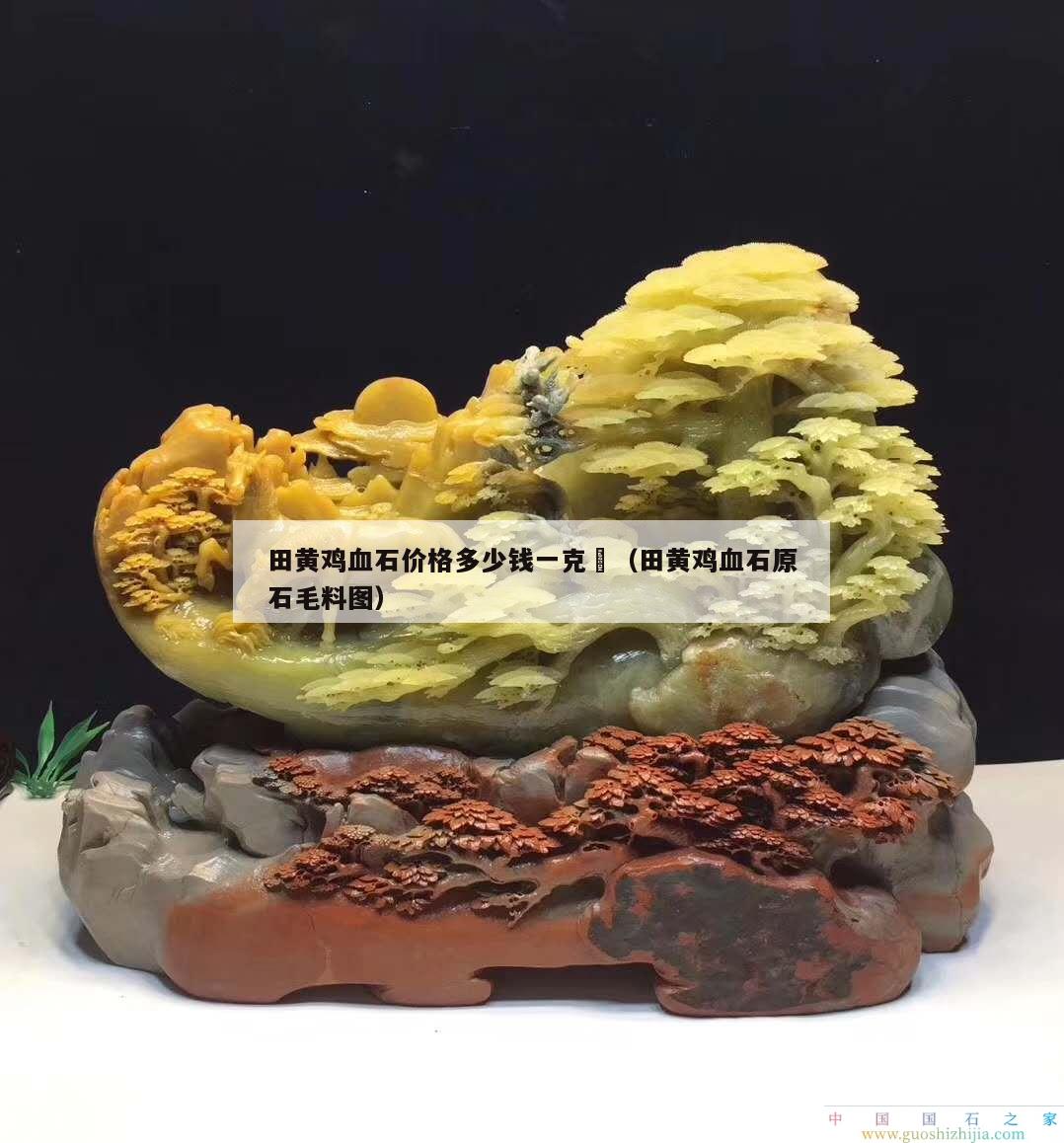 田黃雞血石價(jià)格多少錢一克	（田黃雞血石原石毛料圖）