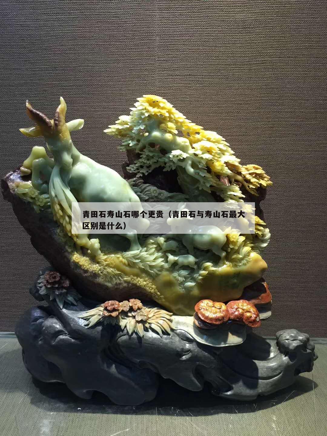 青田石壽山石哪個更貴（青田石與壽山石最大區(qū)別是什么）